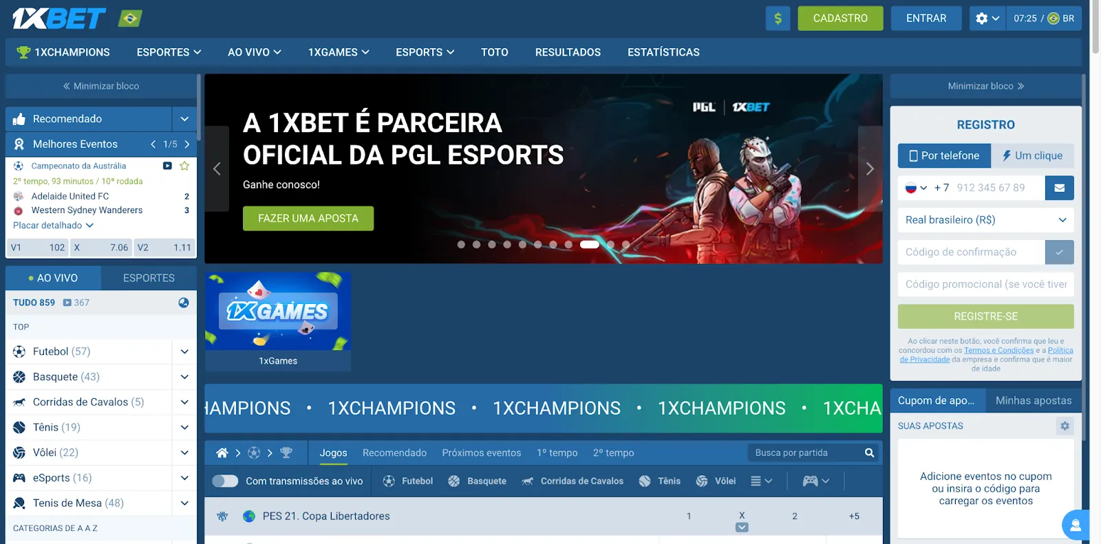 1xBet casino Brasil